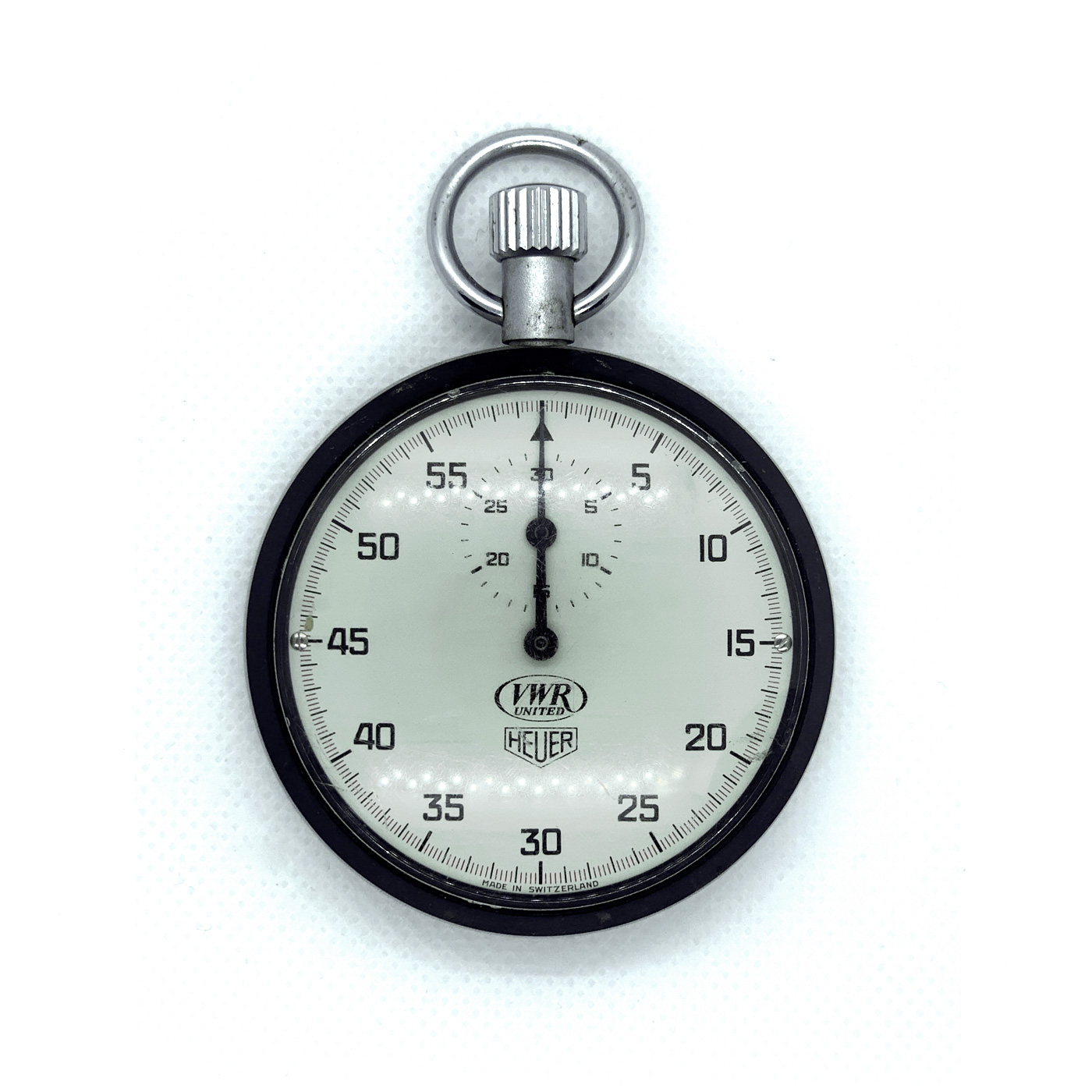 Vintage VWR United Heuer Ref.403.201 53mm stopwatch #1