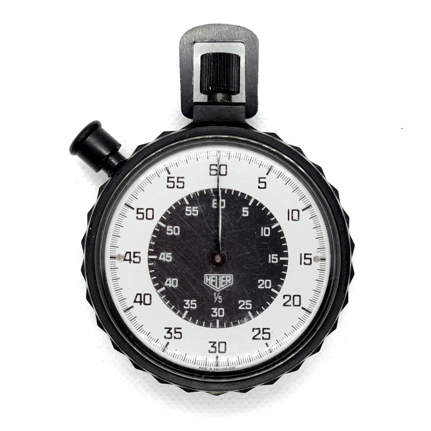 Vintage Heuer military Ref.758.901 62mm stopwatch #4