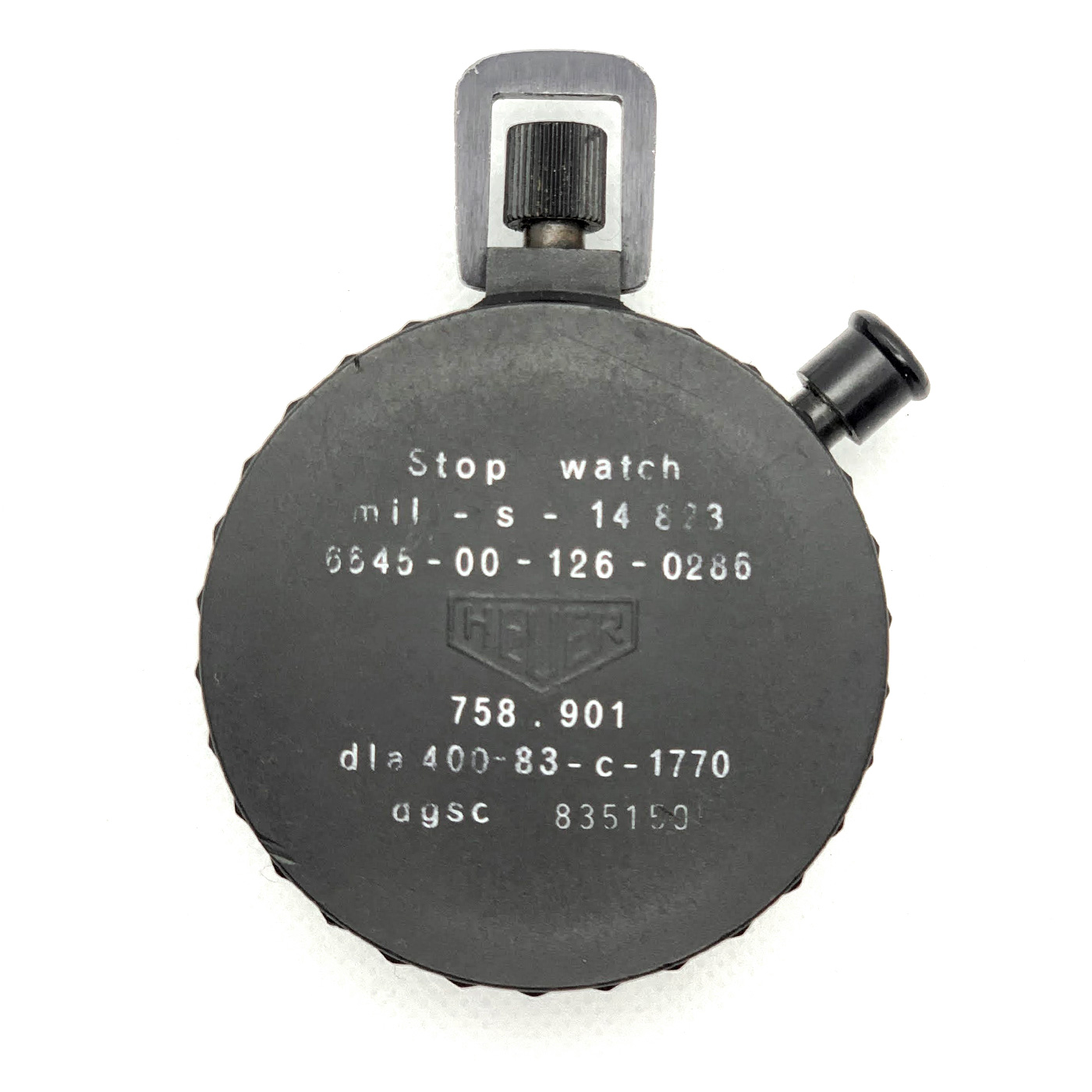 Vintage Heuer military Ref.758.901 62mm stopwatch #6