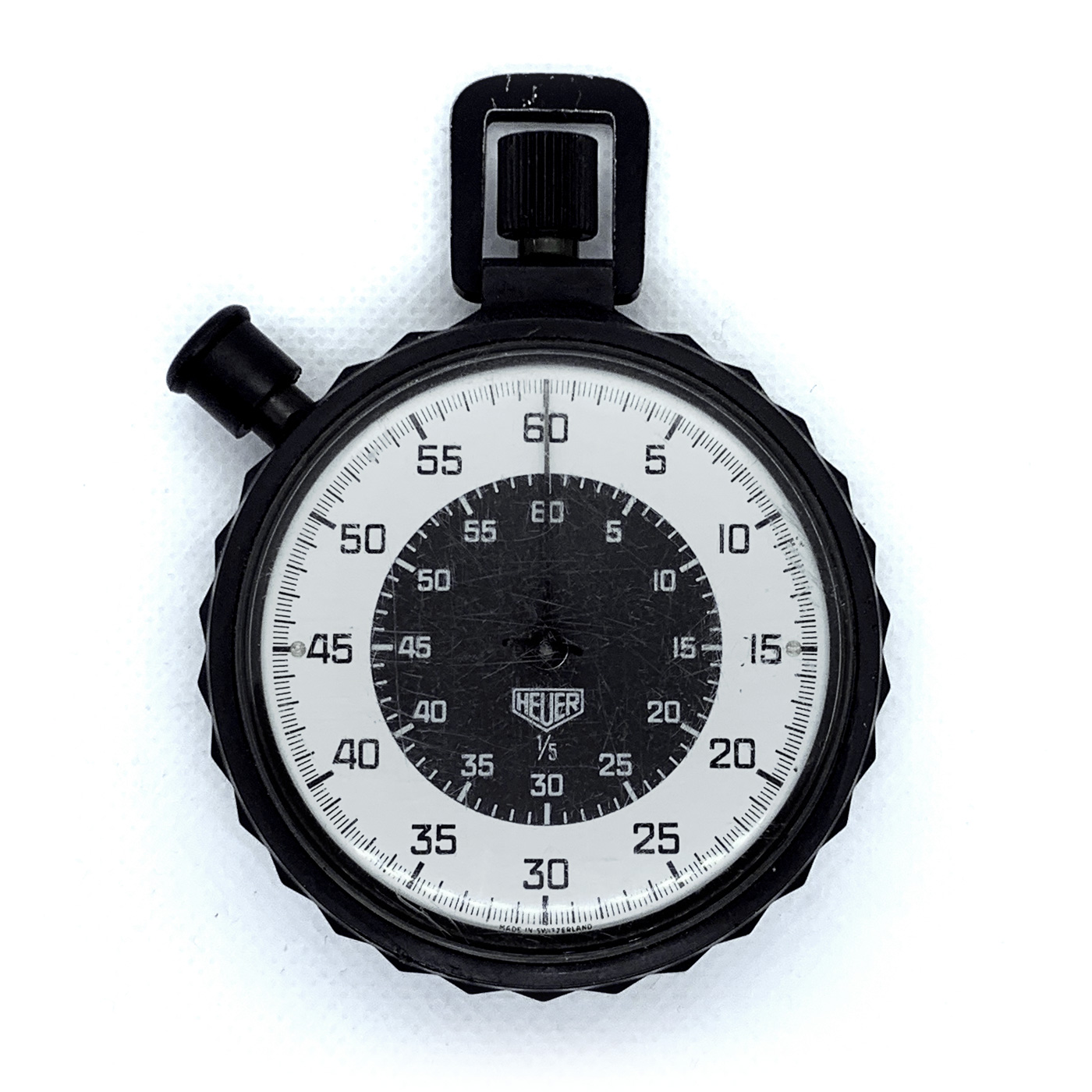 Vintage Heuer military Ref.758.901 62mm stopwatch #7