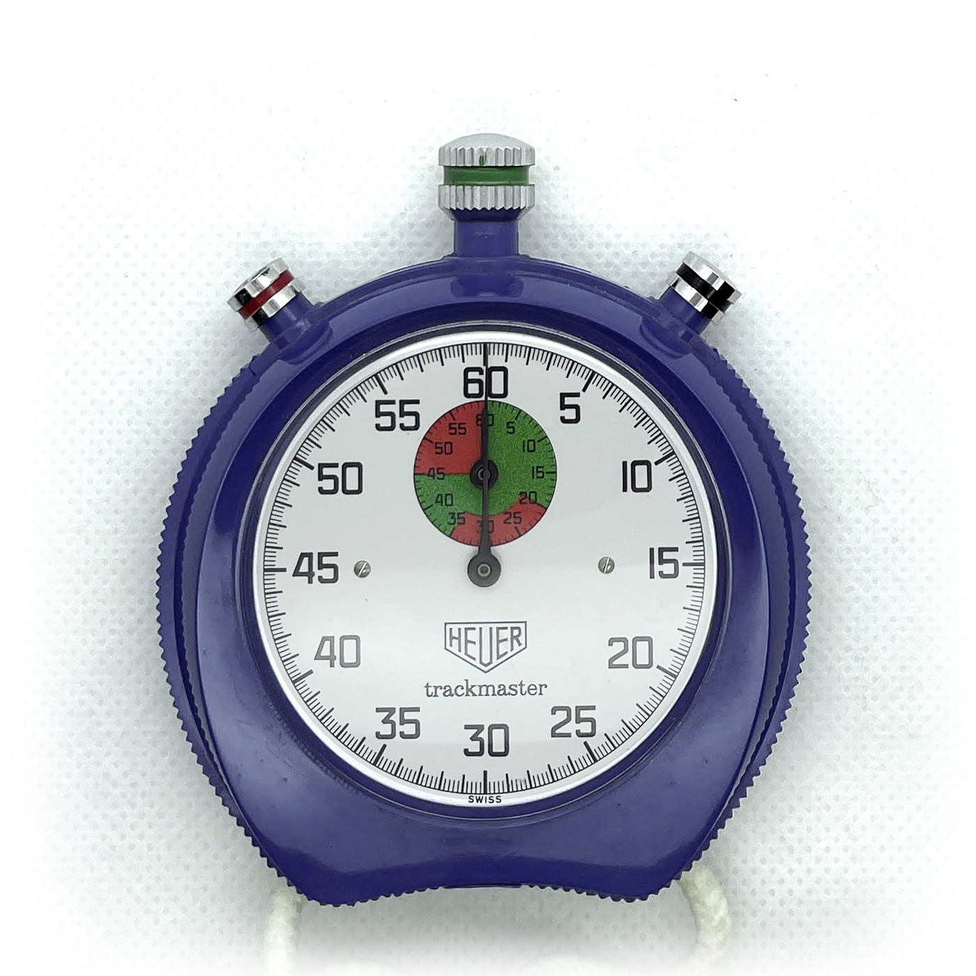 Vintage Heuer Ref.8047 blue 65mm stopwatch #2