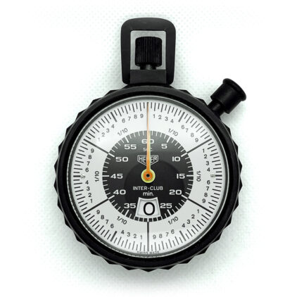 Smilodone Car Bone vintage Heuer stopwatch timer Ref.542.903 INTER-CLUB