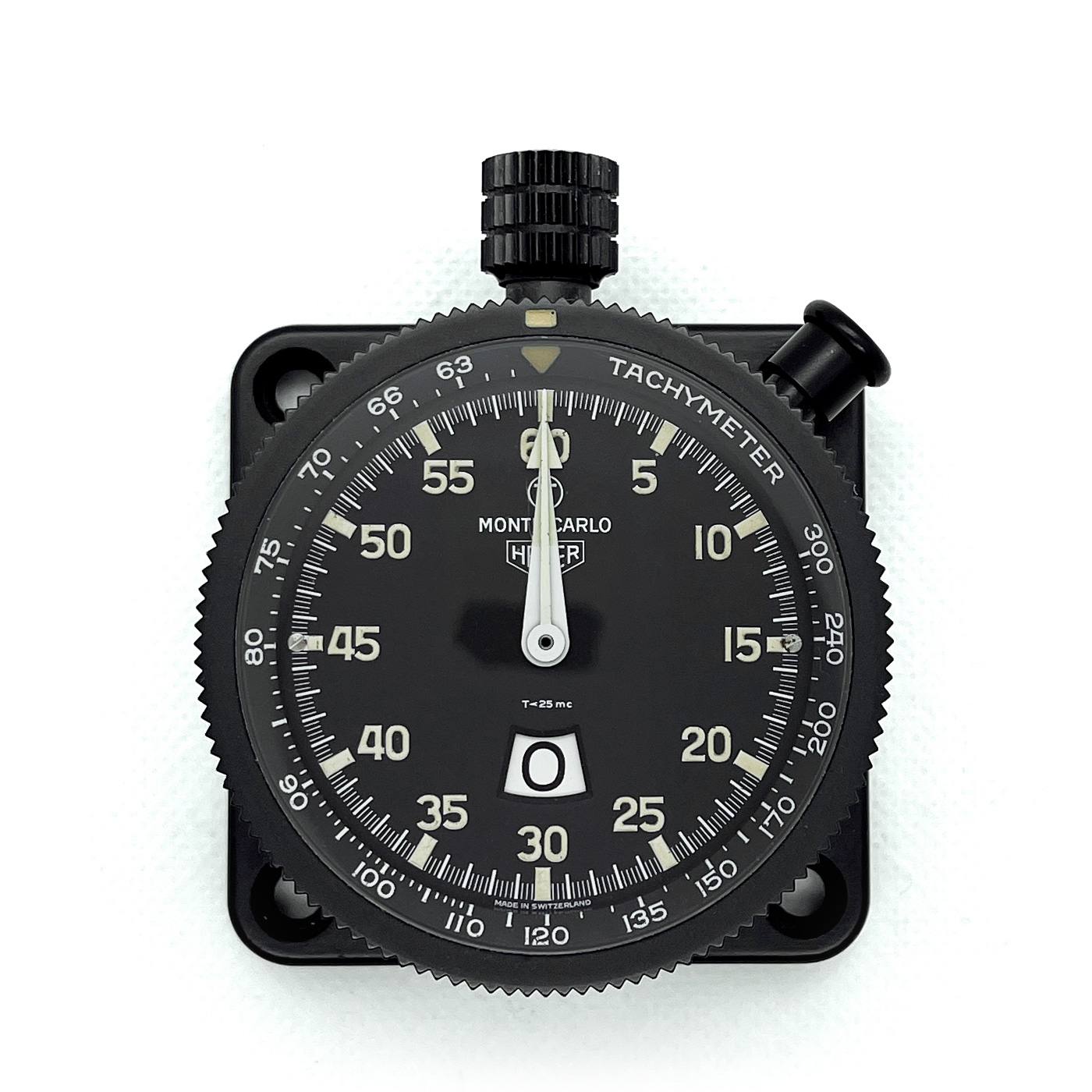 Vintage Heuer MONTE-CARLO Ref.542.817 58mm stopwatch  #2