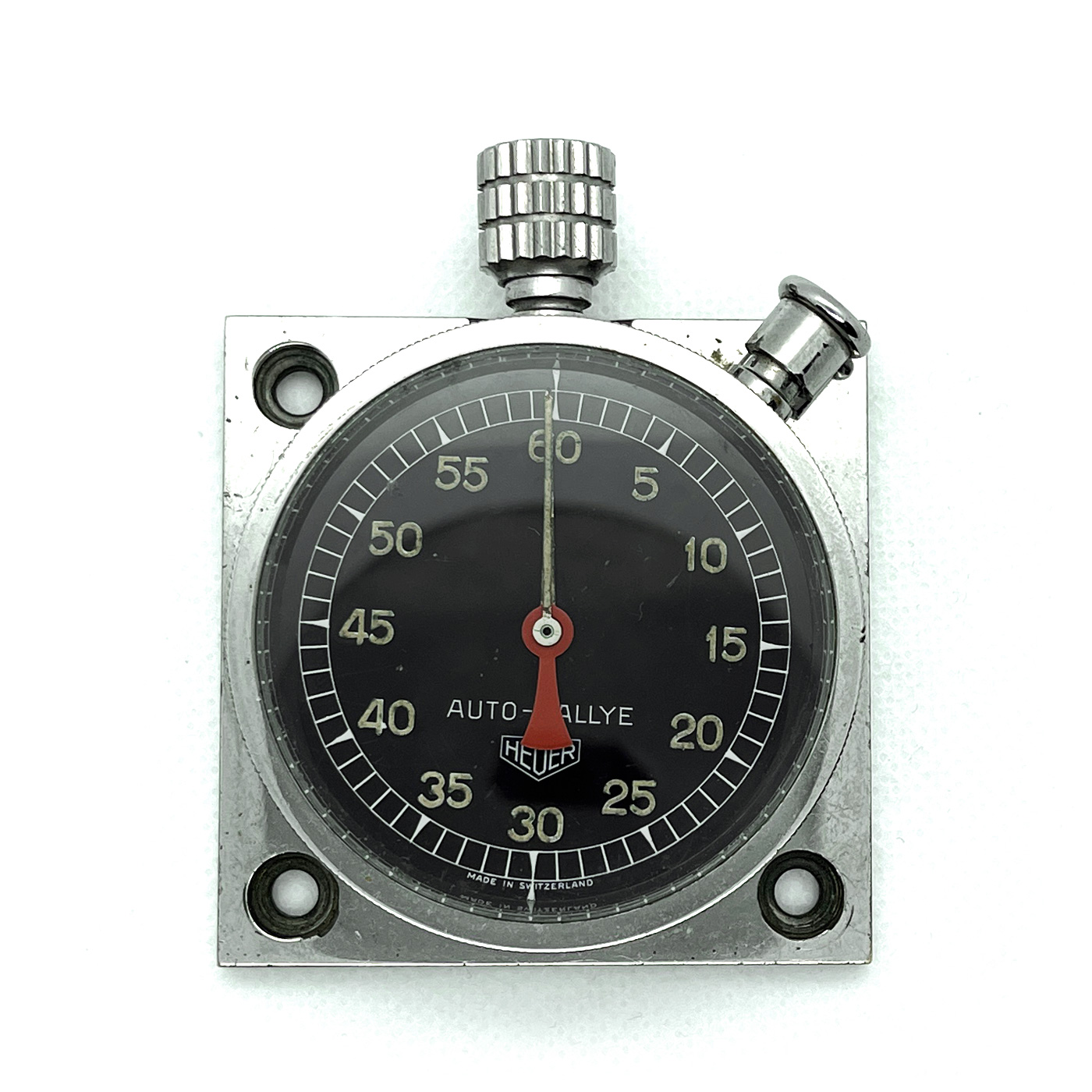 Vintage Heuer AUTO-RALLYE AUTAVIA-TACHY 60-1000 55mm stopwatch #1