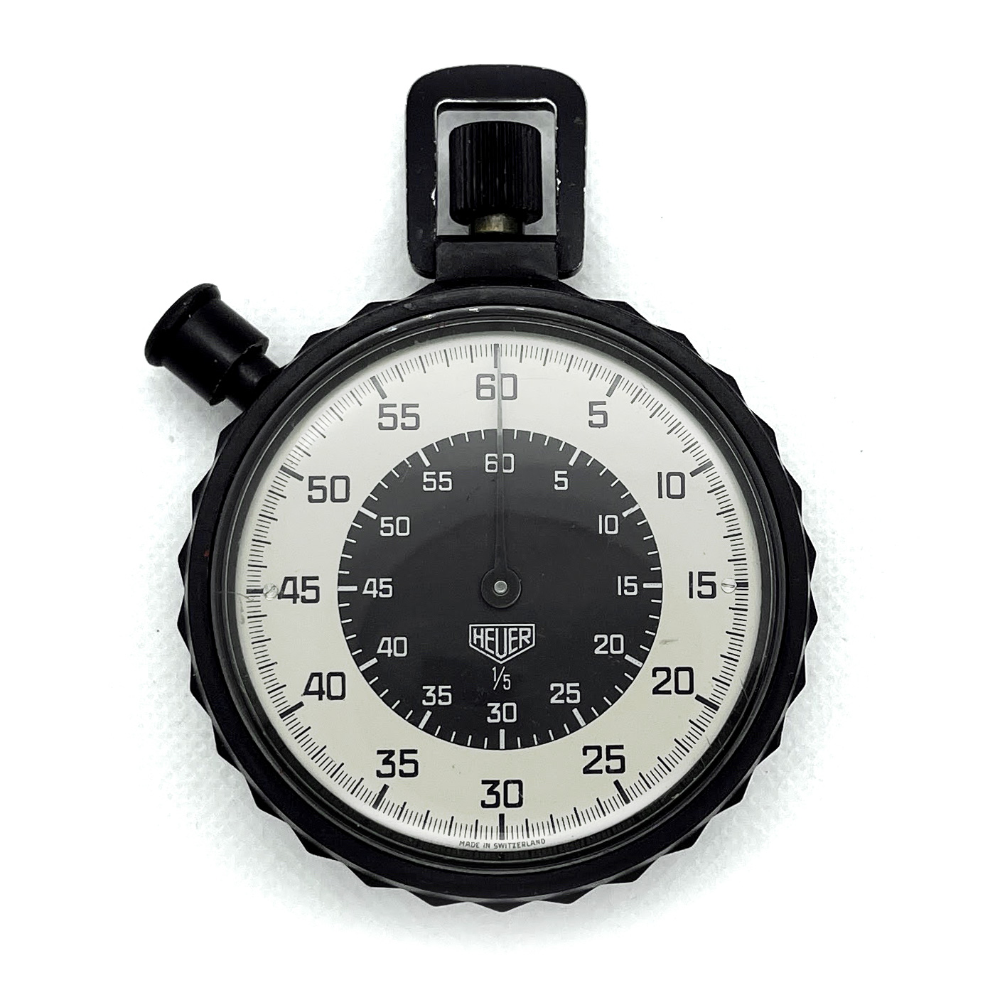 Vintage Heuer military Ref.758.901 62mm stopwatch #16