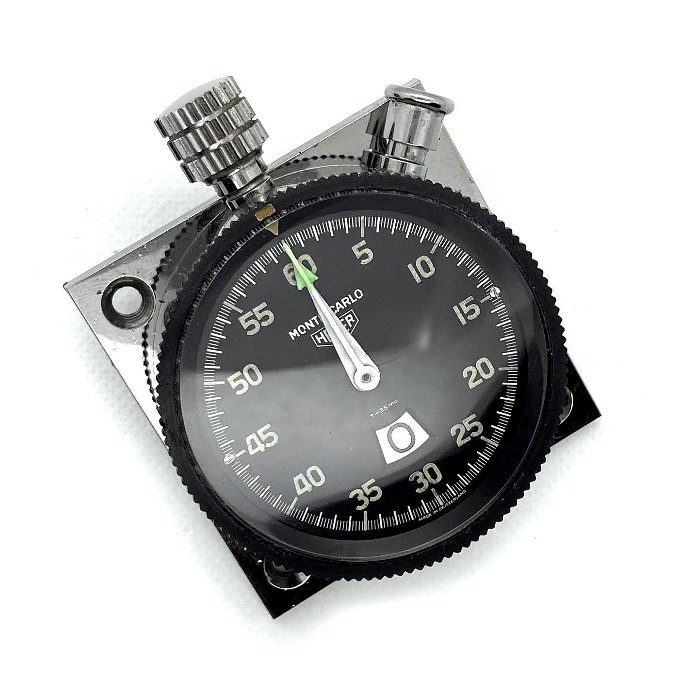 Vintage Heuer MONTE-CARLO Ref.542.701 55mm stopwatch #1