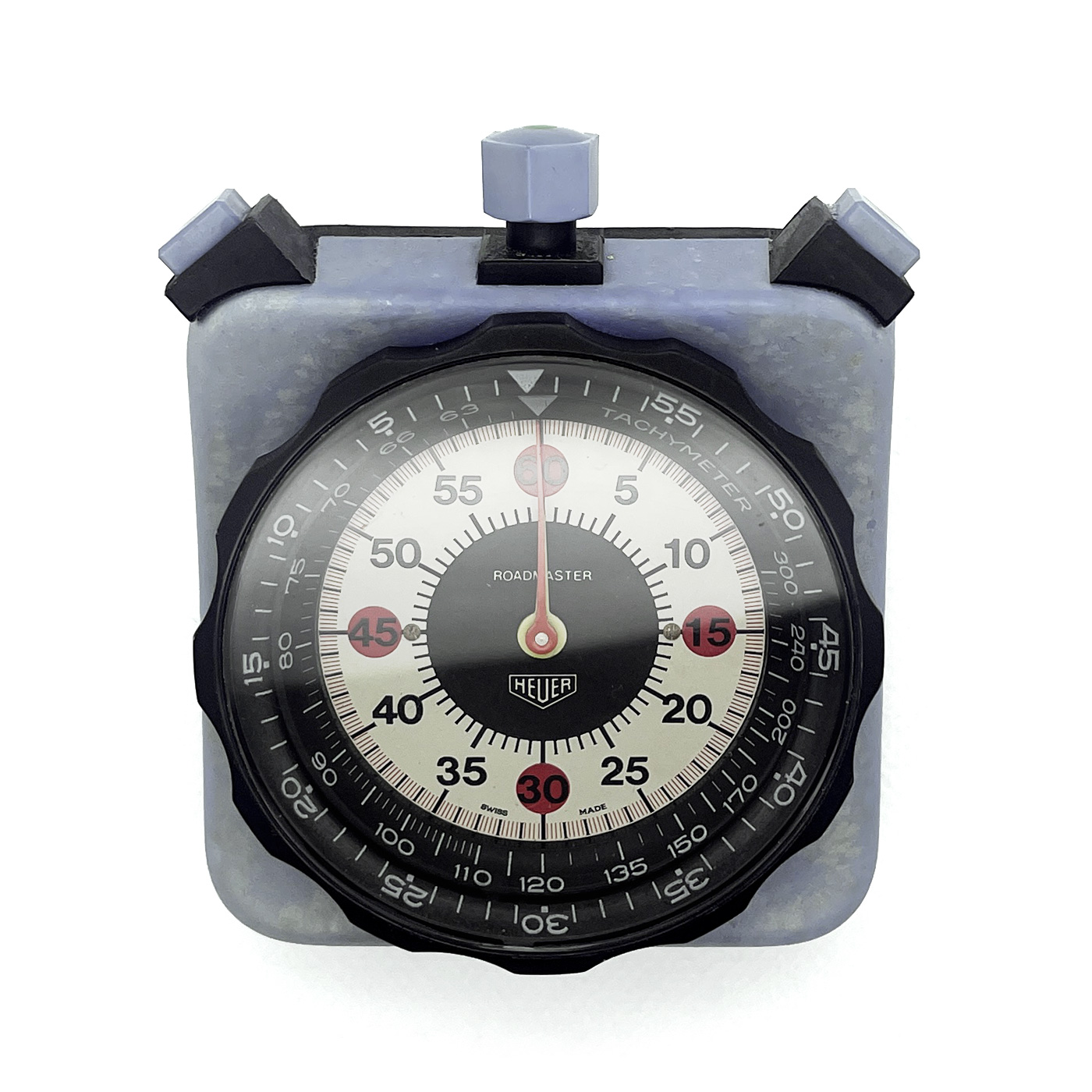 Vintage Heuer Ref.804.901 ROADMASTER blue 71mm stopwatch #5