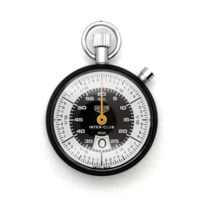 Smilodone Car Bone vintage dashboard Heuer stopwatch timer Inter Club aka INTER-CLUB Ref. 542.203