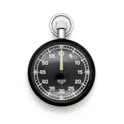 Smilodone Car Bone vintage dashboard Heuer stopwatch timer PARACHUTIST'S TIMER Ref.403.234