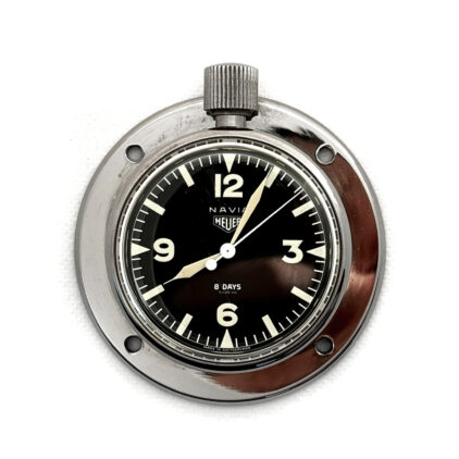 Smilodone Car Bone vintage Heuer NAVIA clock for yachting Ref.NAVIA