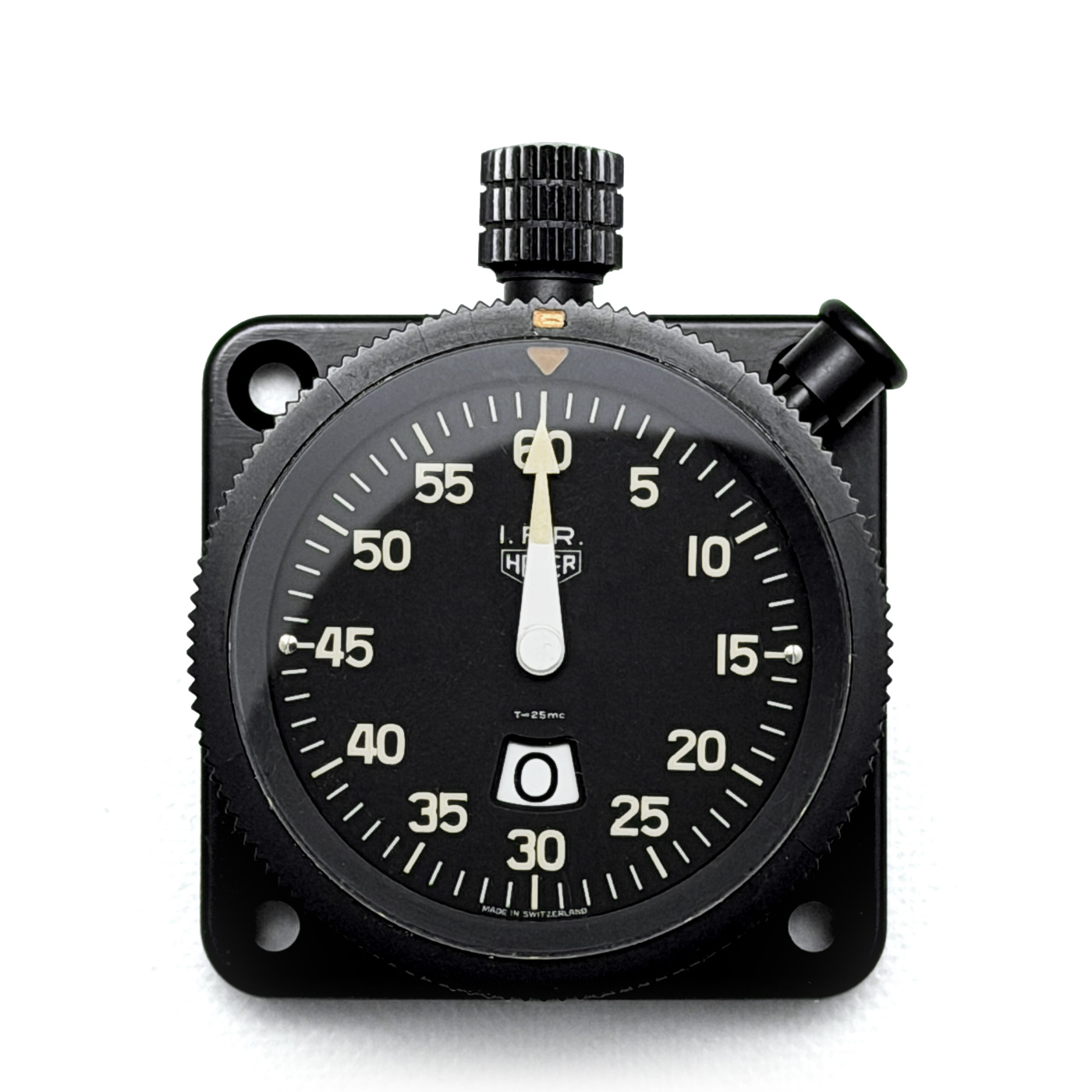 Vintage Heuer IFR Ref.542.838 58mm stopwatch  #4