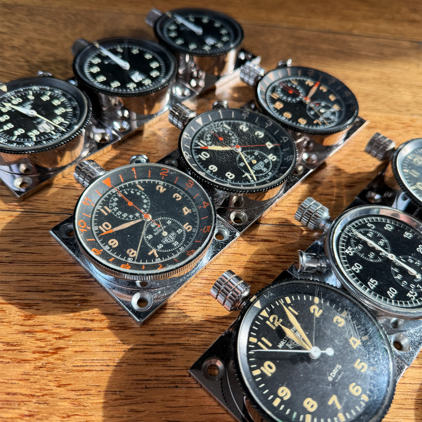 Vintage Heuer early MONTE-CARLO 55mm stopwatch #3