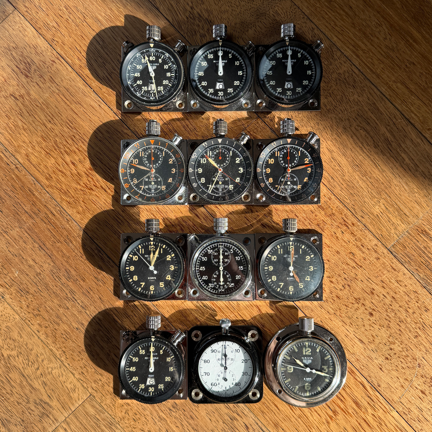 Vintage Heuer early MONTE-CARLO 55mm stopwatch #3